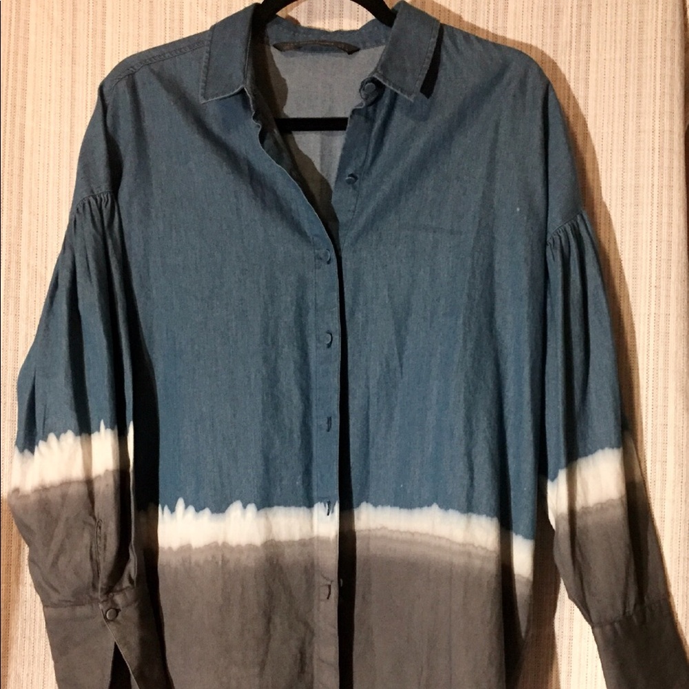 Oversized Ombré Shirt